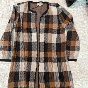 Fitted Long Cardigan